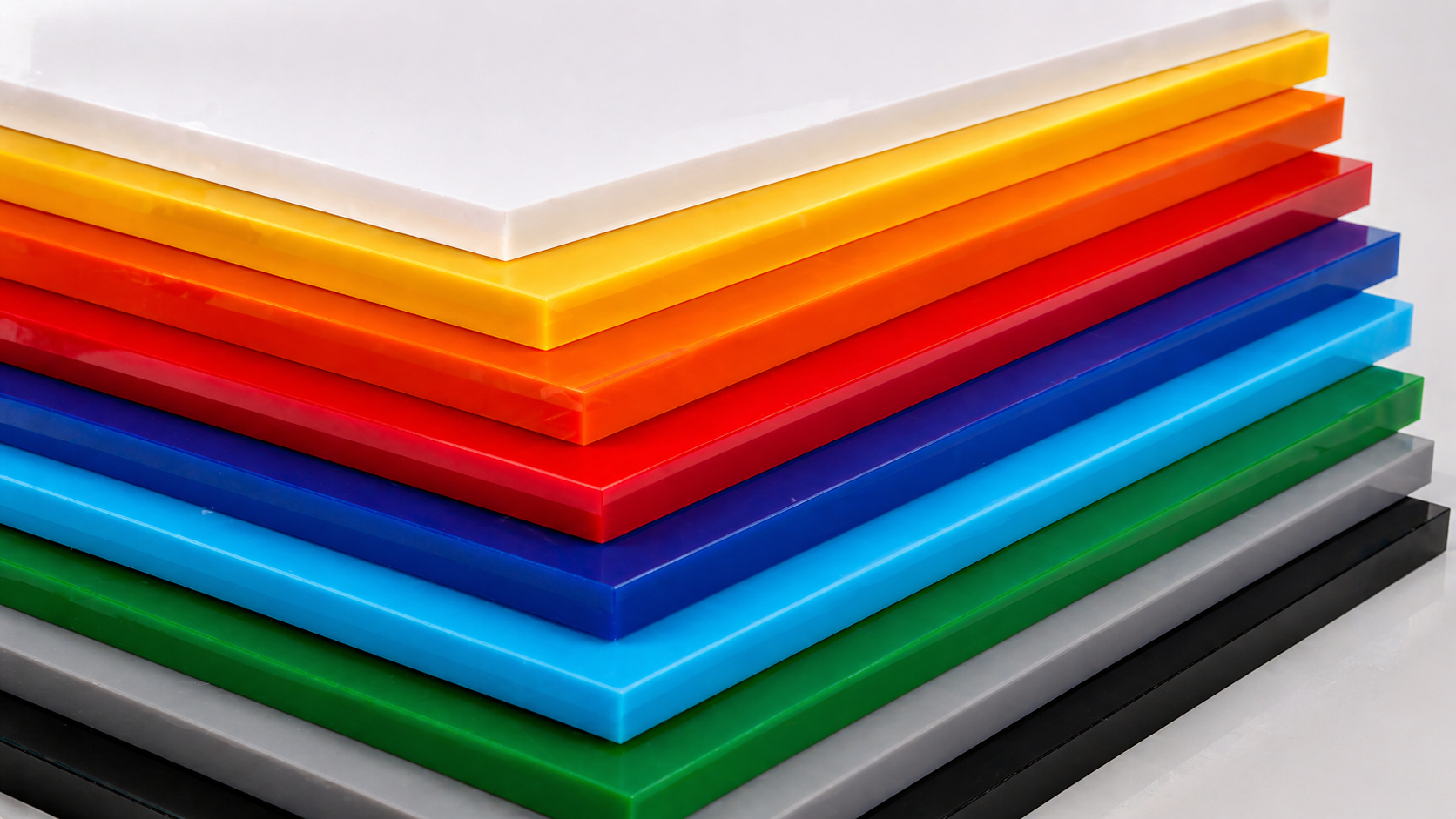 Chapas de acrílico colorido Nicometal