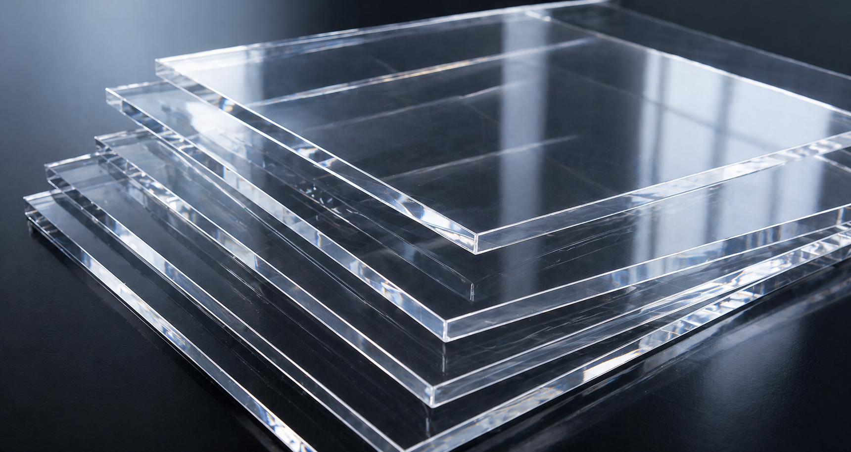 Chapas de acrílico transparente Nicometal