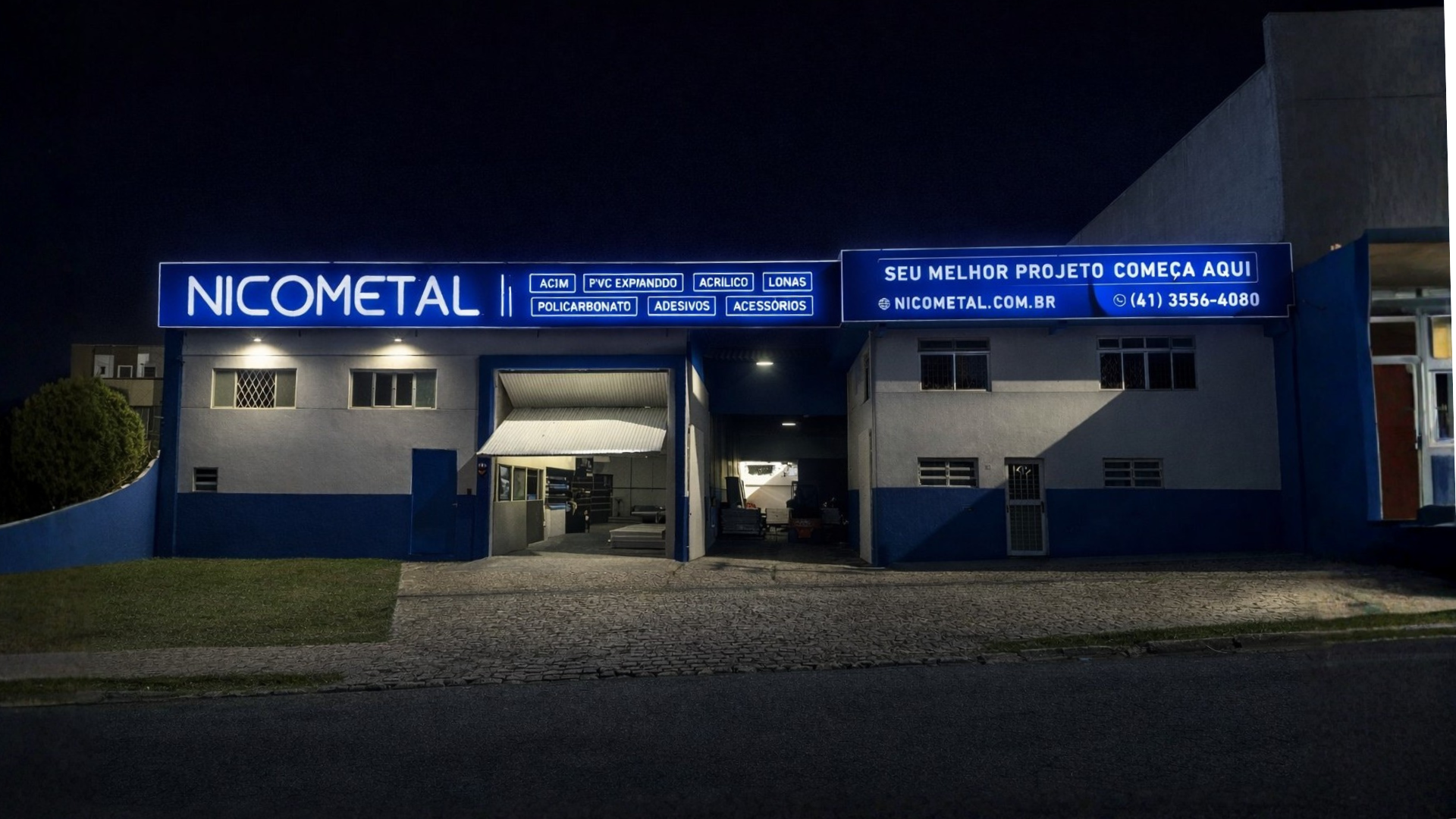 acm nicometal fachada são josé dos pinhais