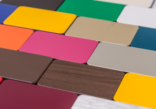 Chapas de ACM coloridas Nicometal